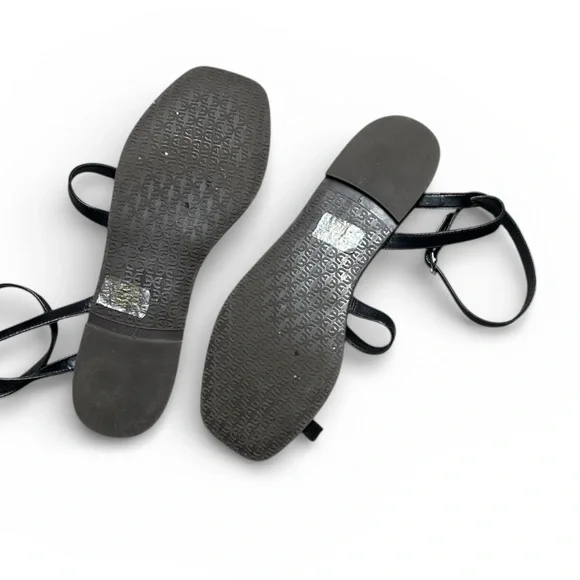 Sam Edelman Abe Leather Strappy Flat Sandals Size 9 - Picture 4 of 5